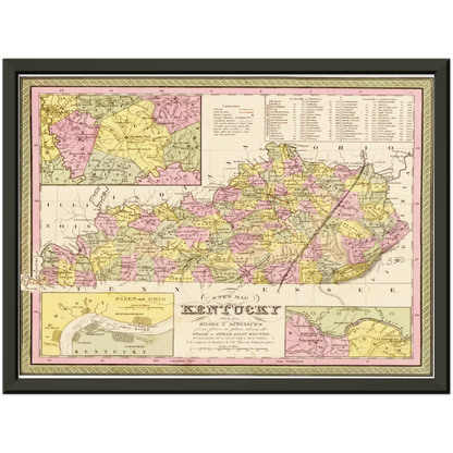 Historical city map  Test product horizontal 3 sizes