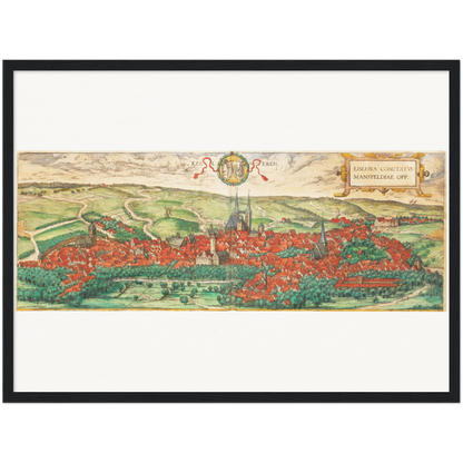 Historical city map  Test product horizontal 3 sizes