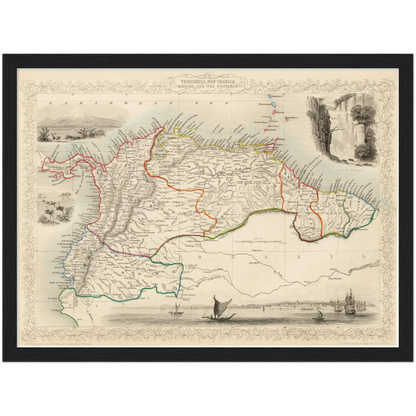 Kolumbien & Venezuela um 1850