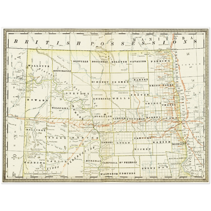 Historical city map  Test product horizontal 3 sizes
