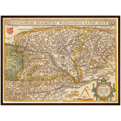 Historical city map  Test product horizontal 3 sizes