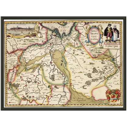 Historical city map  Test product horizontal 3 sizes