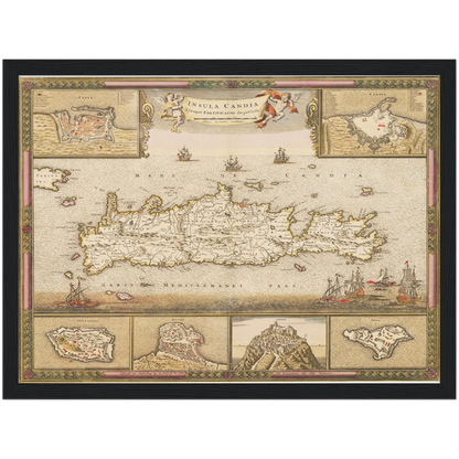 Historical city map  Test product horizontal 3 sizes