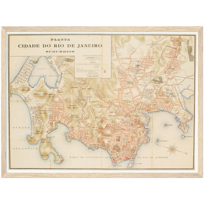 Historical city map  Test product horizontal 3 sizes