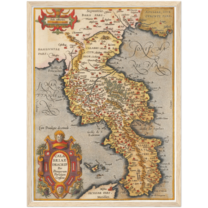 Historical city map  Test product horizontal 3 sizes