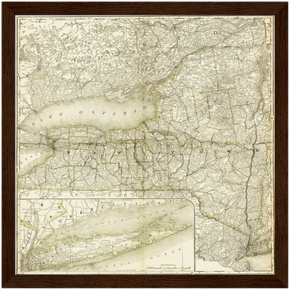 Historical city map  Test product horizontal 3 sizes