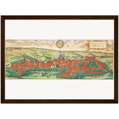 Historical city map  Test product horizontal 3 sizes