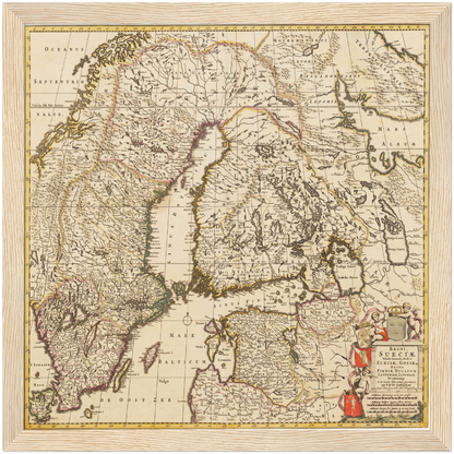 Historical city map  Test product horizontal 3 sizes