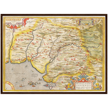 Historical city map  Test product horizontal 3 sizes