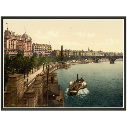 London Themse um 1895