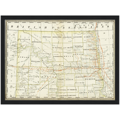 Historical city map  Test product horizontal 3 sizes