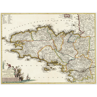 Historical city map  Test product horizontal 3 sizes