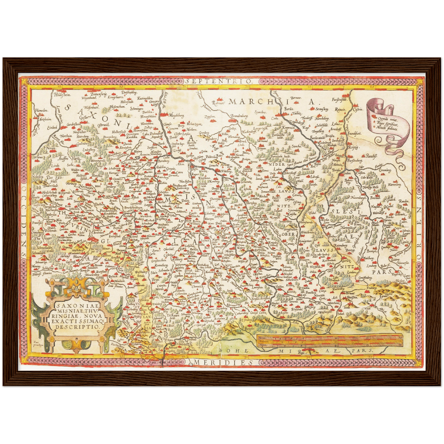 Historical city map  Test product horizontal 3 sizes