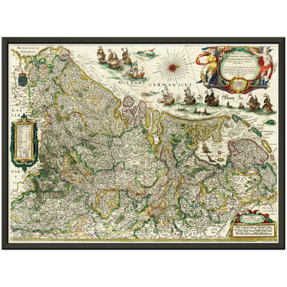 Historical city map  Test product horizontal 3 sizes