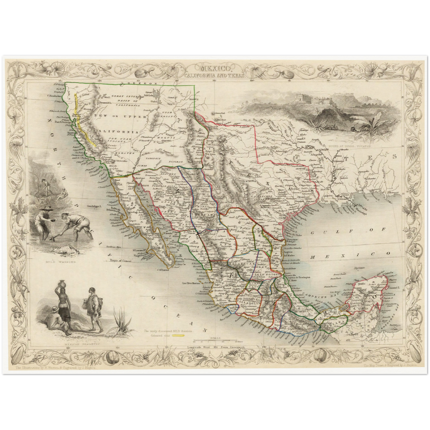Mexiko um 1850