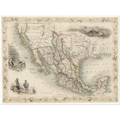 Mexiko um 1850