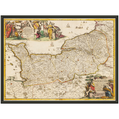 Historical city map  Test product horizontal 3 sizes