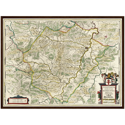 Historical city map  Test product horizontal 3 sizes