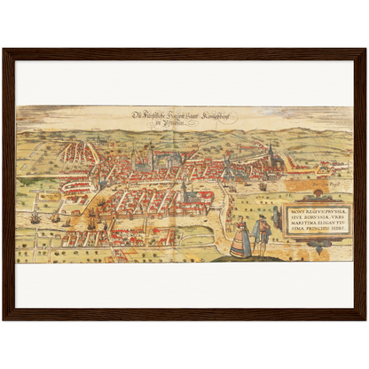 Historical city map  Test product horizontal 3 sizes