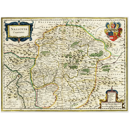 Historical city map  Test product horizontal 3 sizes