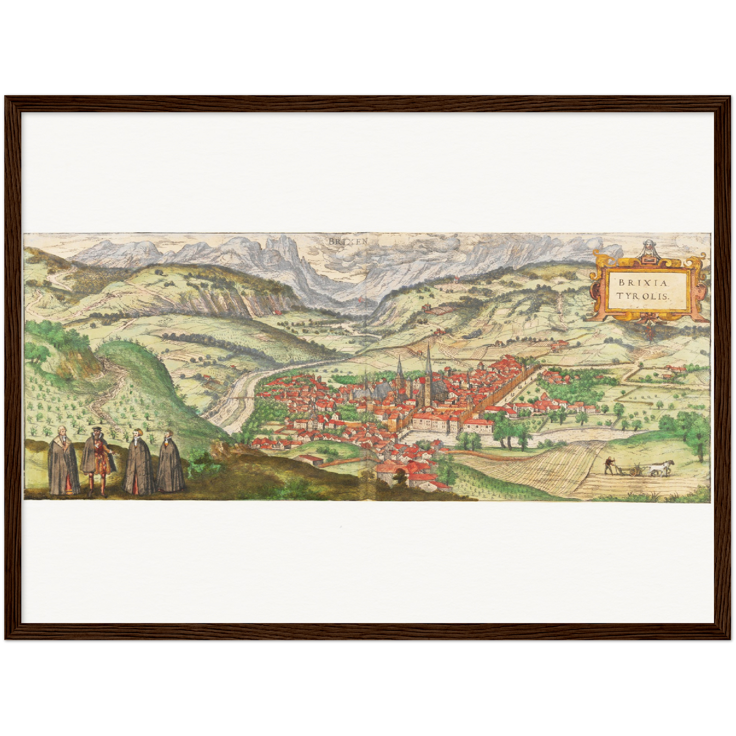 Historical city map  Test product horizontal 3 sizes