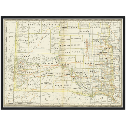 Historical city map  Test product horizontal 3 sizes