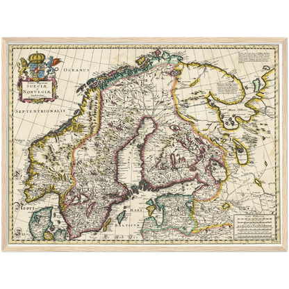 Historical city map  Test product horizontal 3 sizes