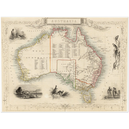 Australien um 1850