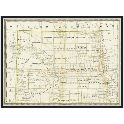Historical city map  Test product horizontal 3 sizes