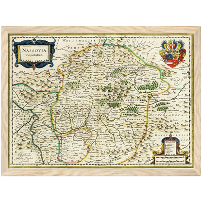 Historical city map  Test product horizontal 3 sizes