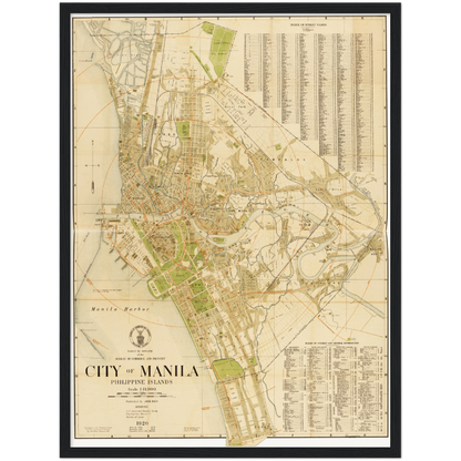 Historical city map  Test product horizontal 3 sizes