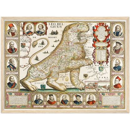 Historical city map  Test product horizontal 3 sizes