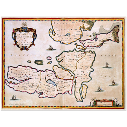 Historical city map  Test product horizontal 3 sizes