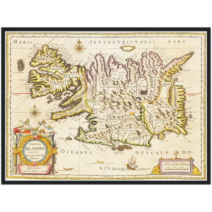 Historical city map  Test product horizontal 3 sizes