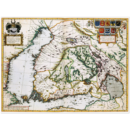 Historical city map  Test product horizontal 3 sizes