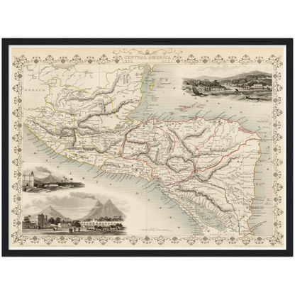 Mittelamerika um 1850