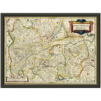 Historical city map  Test product horizontal 3 sizes