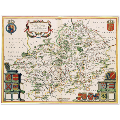 Worcestershire um 1646