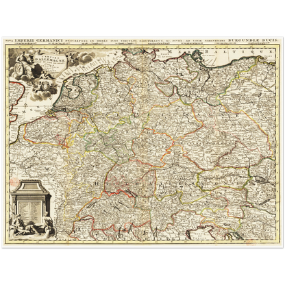 Historical city map  Test product horizontal 3 sizes