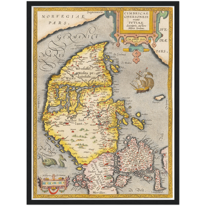 Historical city map  Test product horizontal 3 sizes