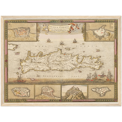 Historical city map  Test product horizontal 3 sizes