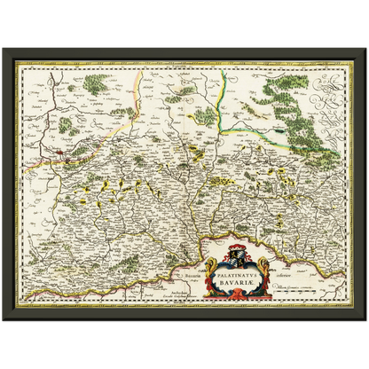 Historical city map  Test product horizontal 3 sizes