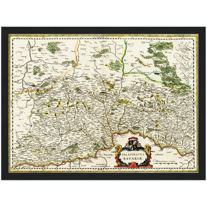 Historical city map  Test product horizontal 3 sizes