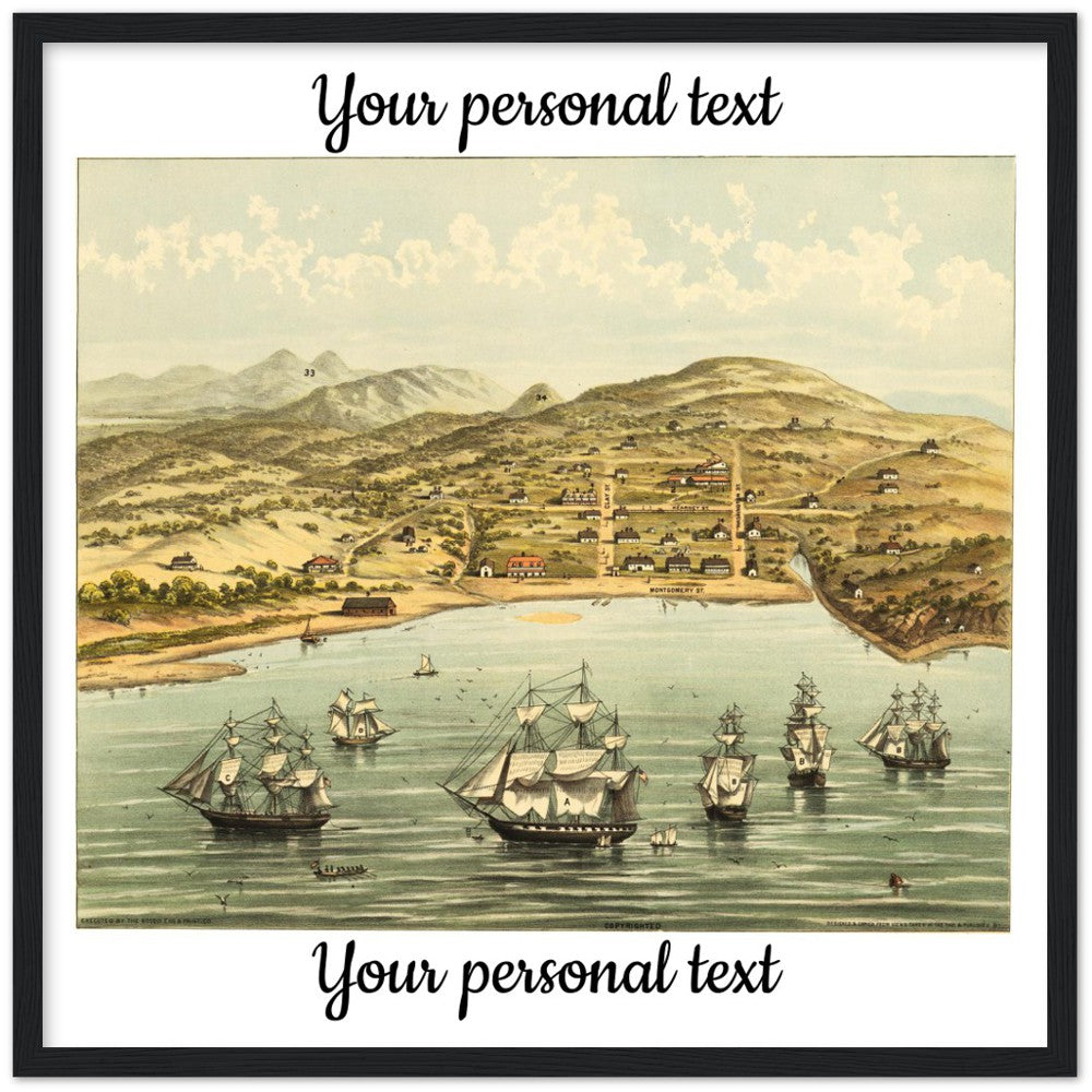 Personalisierte historische amerikanische Stadtansichten