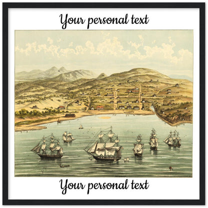 Personalisierte historische amerikanische Stadtansichten