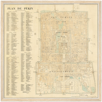 Historical city map  Test product horizontal 3 sizes