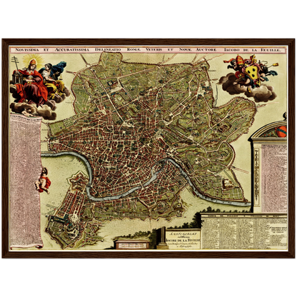 Historical city map  Test product horizontal 3 sizes