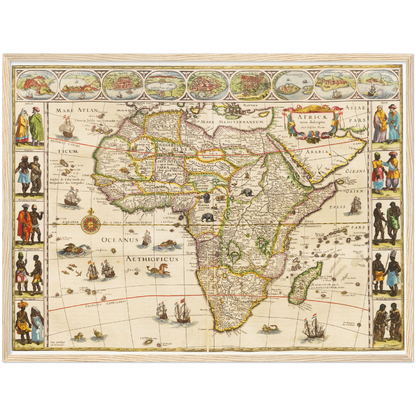 Historical city map  Test product horizontal 3 sizes