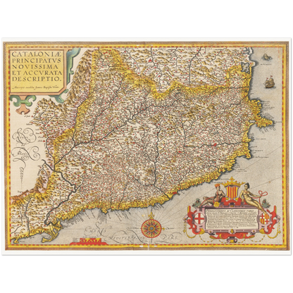 Historical city map  Test product horizontal 3 sizes