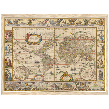 Historical city map  Test product horizontal 3 sizes